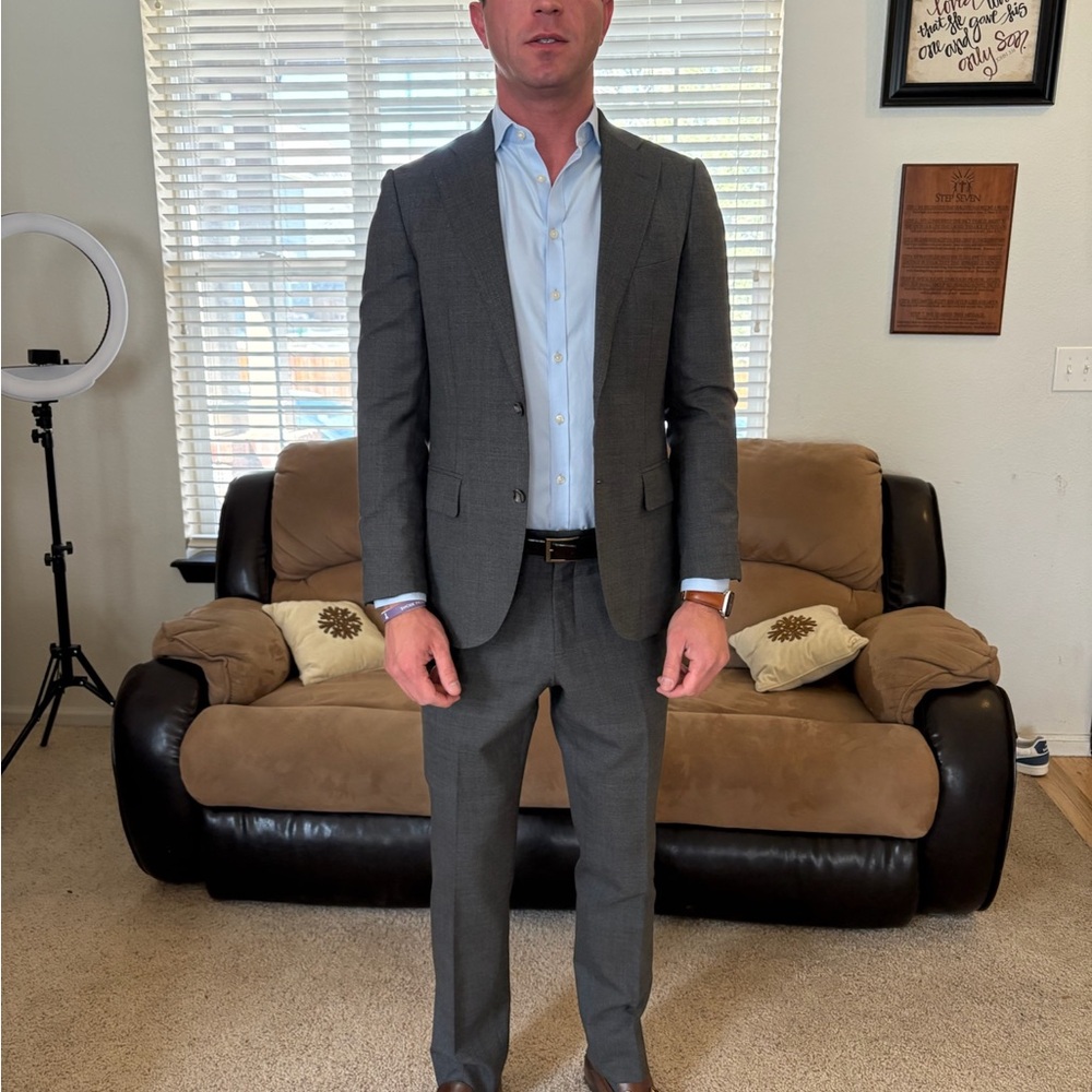 Suitsupply Gray Wool-Blend Suit